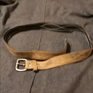 Men’s size size 36 tan  suede leather belt